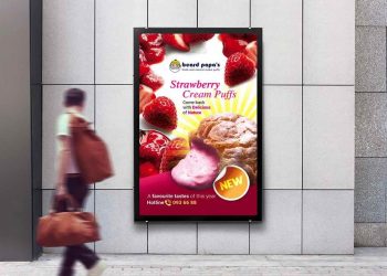 Poster quảng cáo với nội dung được liên kết rất đẹp mắt