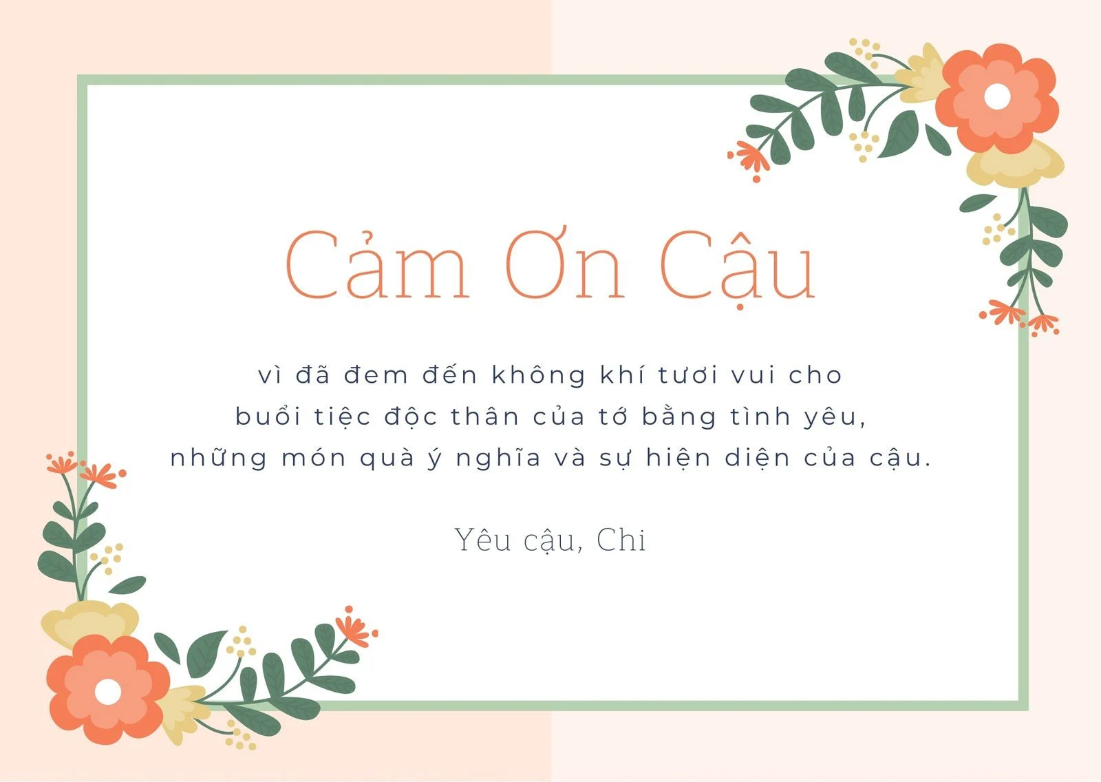 Cũng được coi để thể hiện sự cảm ơn đến khách hàng.