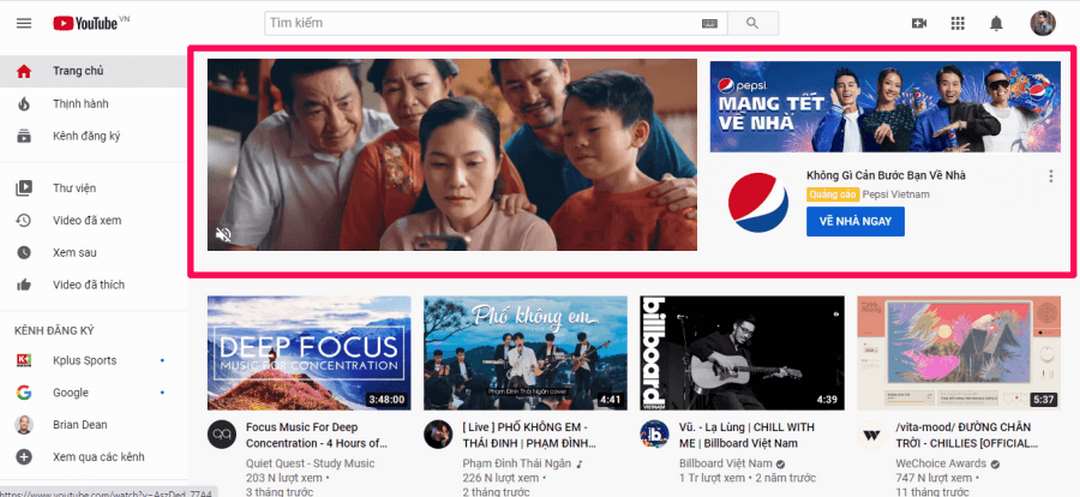 Quảng cáo Youtube